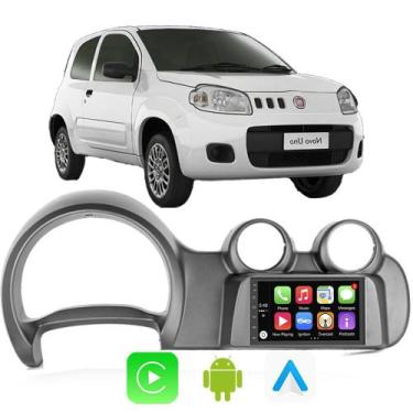 Imagem de Kit Multimidia Carplay Android Auto Uno 2011 A 2016 Fiorino 2011 A 202