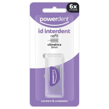 Imagem de Escova Interdental Powerdent Refil Cilíndrico 3mm 6 Unidades