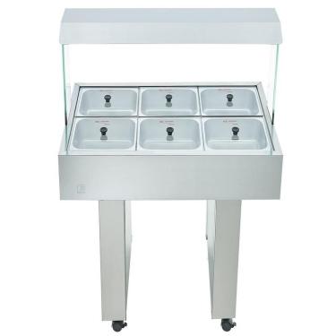 Imagem de Carro Buffet Termico Bbmm-6 6 Cubas 127V - Edanca