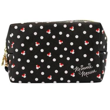 Imagem de Necessaire retangular sombra minnie 13x10x20cm - disney