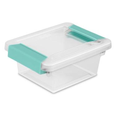 Imagem de Caixa Organizadora Sterilite Mini Transparente com Tampa Trava