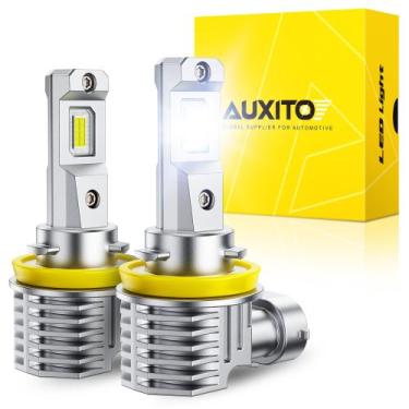 Imagem de Lâmpadas LED para farol de neblina AUXITO H11 H16 H8 6500K branco 4000