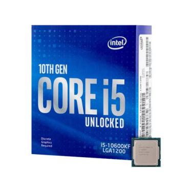 Imagem de Processador Intel Core i5 10600KF LGA 1200 Cache 12MB 4.1GHz - Sem Víd