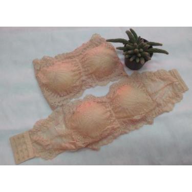 Imagem de Top de Renda Tamanho único - Rainha da lingerie, Bege, PP