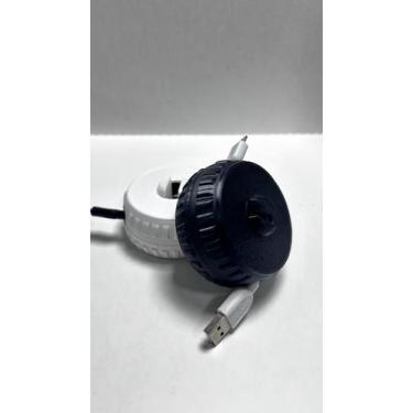 Imagem de Organizador de Cabos USB Retrátil Enrolador Universal Usb - SamLab3D, 