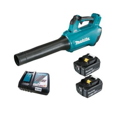 Imagem de Soprador De Folhas 18V DUB184 Com 2 Baterias 6Ah Makita Biv.