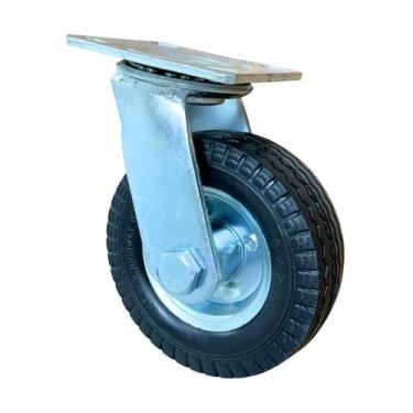 Imagem de Rodizio giratorio pneu macico 6x2 rolamento 16mm - BOARTYRE