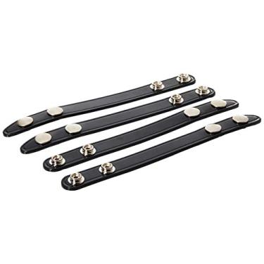 Imagem de Safariland Duty Gear Prendedor de cinto cromado (pacote com 4) (preto de alto brilho)