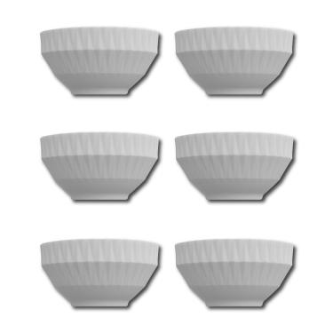 Imagem de Conjunto de Bowls Germer Diamante em Porcelana 400 ml – 6 Peças