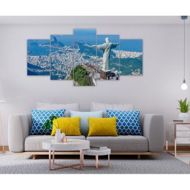 Imagem de Quadro Decorativo Sala Quarto Escritório Cristo Redentor