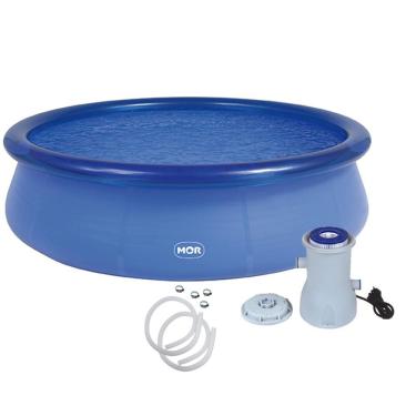 Imagem de Kit Piscina Inflável Splash Fun 4600 Litros + Filtro 2.200L/h - Mor
