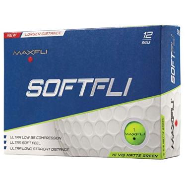 Imagem de Maxfli Bolas de golfe foscas SoftFli – Verde