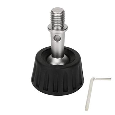 Imagem de Acouto Almofada de borracha para pés de 34 mm para tripé de borracha de aço inoxidável 360 graus para substituição de almofada de perna monopé para tiro ao ar livre