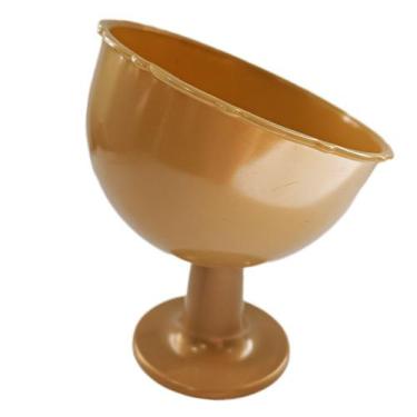 Imagem de Taça Inclinada Dourada Acrílico - 420ml - Lsc Toys