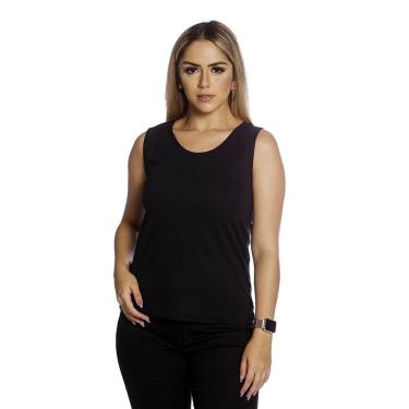 Imagem de Camiseta Regata 100% Algodão Lisa Feminina TM006-V1