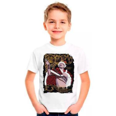 Imagem de Camisa Camiseta Banda Rock Queen Freddie Mercury Infantil Ad - Vetor C