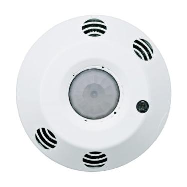 Imagem de Leviton ODC15-IDW Série ODC 1500 metros quadrados Sensor de ocupação de teto infravermelho passivo, 120-277 volts, branco