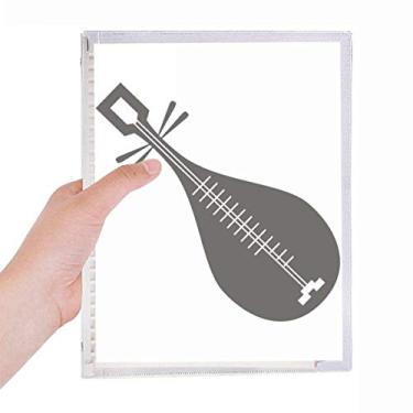 Imagem de Pipa Instruments Caderno com estampa chinesa de folhas soltas, diário recarregável, papelaria