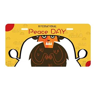 Imagem de DIYthinker Placa de carro Ghost Fear Halloween Corpse Placa de carro Decoração Dia da Paz