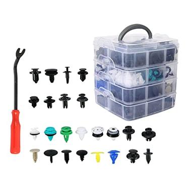 Imagem de 620 pçs/conjunto Presilhas de retenção de plástico para carro em Rebites Prendedores Veículos automotivos Peças de mistas tamanhos