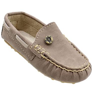 Imagem de Sapato Mocassim Infantil Masculino Menino Pingo De Pé Festa Cor:Marrom;Tamanho:20