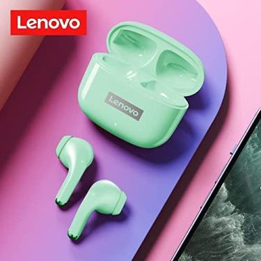 Imagem de Fone de Ouvido LP40 Pro Bluetooth 5.0 Sem Fio À Prova D' Água com Microfone Toque Controle TWS Headset Thinkplus livepods (Verde)