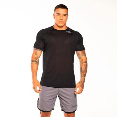 Imagem de Camiseta Masculina Dry Preto Wolf Alpha CO-Masculino