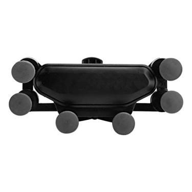 Imagem de Suporte de Montagem de Telefone de Carro, Suporte de Montagem de Telefone de Carro Multifuncional Suporte de Ventilação de Ar Suporte de Telefone Móvel para GPS de Carro (Preto)