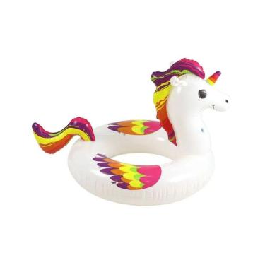 Imagem de Boia Inflável Circular Unicórnio Válvula Segurança