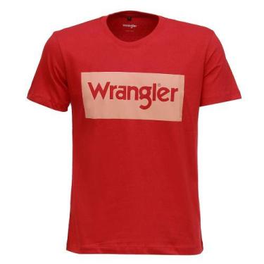 Imagem de Camiseta Vermelha Masculina Original Wrangler 28240
