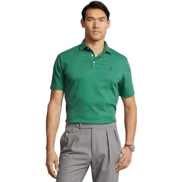 Imagem de Polo Ralph Lauren Camisa polo masculina de malha de manga curta, (Coleção 2024) Verde mesclado, XXG