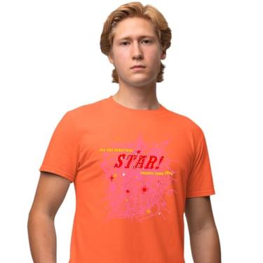 Imagem de Camisa Camiseta Genuine Grit Masculina Estampada Algodão 30.1 You Are Beautiful Star - G - Laranja