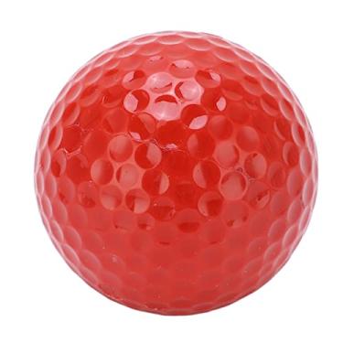 Imagem de Bola de golfe flutuante de 2 camadas, bola flutuante de golfe, bola de golfe flutuante para prática, bola de golfe aquático, água flutuante, esporte ao ar livre, bola de campo de golfe,(Vermelho)