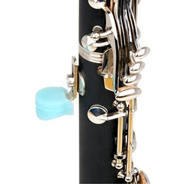 Imagem de OriGlam 4 peças de almofada de descanso de polegar de oboé para clarinete, protetor de silicone para clarinete de oboé para sopro de madeira