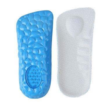 Imagem de JHTSOLE Altura Aumento Palmilha Salto Lift Inserir Invisível Metade Aumento Salto Almofada Sapatas Levantamentos para Mulheres