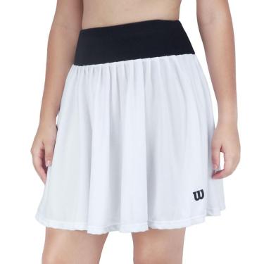 Imagem de Saia Wilson Tour Pro Branco e Marinho
