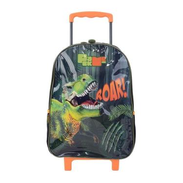 Imagem de Mochilete Escolar Infantil Pacific Pack Me Dinossauro Verde - 9104J01-Unissex