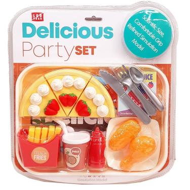 Imagem de Comida de Brincar Kit de Torta e Frango Frito LY8701- Dorémi