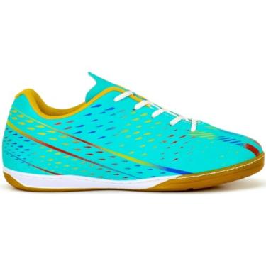 Imagem de Tênis Futsal Unissex Antiderrapante Reforçado (Azul, BR, Adulto, Numérico, M, 35)