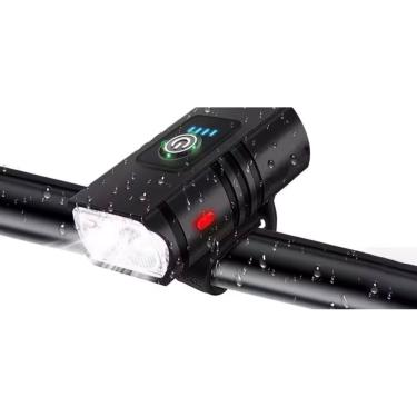 Imagem de Farol Lanterna Led para Bicicleta Recarregável USB T6 1000l - Bike Light