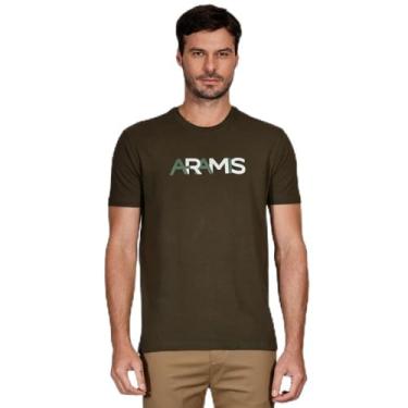 Imagem de Camiseta Manga Curta Logo Aramis Verde Militar - P