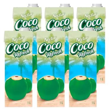 Imagem de Água de Coco Néctar Coco Refresh 1l 6 Unidades