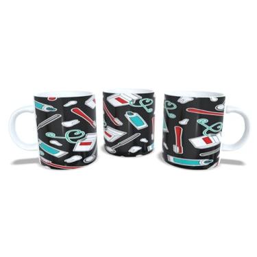 Imagem de Canecas de Porcelana Branca Personalizadas Profissões 3 (Odontologia7)