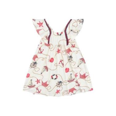 Imagem de Vestido infantil m/c rovitex oceano ref. 3134112 viscose + elastano - 