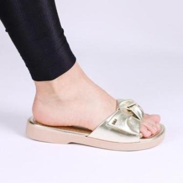 Imagem de Sandália Rasteira Via Uno Feminina Flat Laço Confortável-Feminino