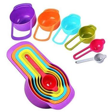Imagem de Conjunto 6 Medidores Culinária Coloridos Encaixáveis - innovaree-comme