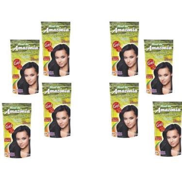 Imagem de Hene em gel amazonia 180gr pouch preto forte (preto azulado) - DIVINA 