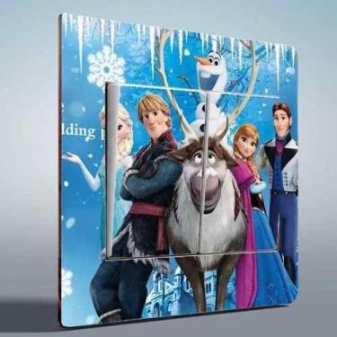 Imagem de 1 Adesivo Para Espelho De Tomada / Interruptor Frozen - IMPT, Frozen