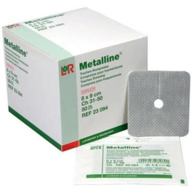 Imagem de Curativo Metalline Para Traqueostomia 8cm X 9cm C/ 5 Unidades -  Lohma