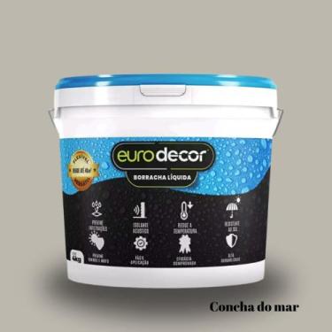 Imagem de Ultra borracha liquida Eurodecor 4kg premium, concha do mar